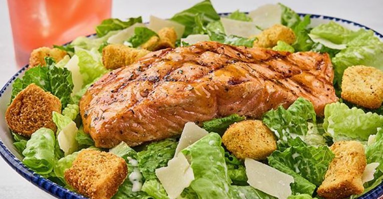 Redlobster Classic Caesar Salad with Grilled Salmon**