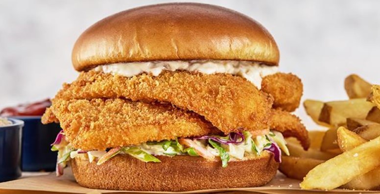 Redlobster Crunch-Fried Flounder Sandwich