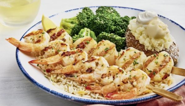 Redlobster Grilled Sea Scallops & Shrimp Skewers