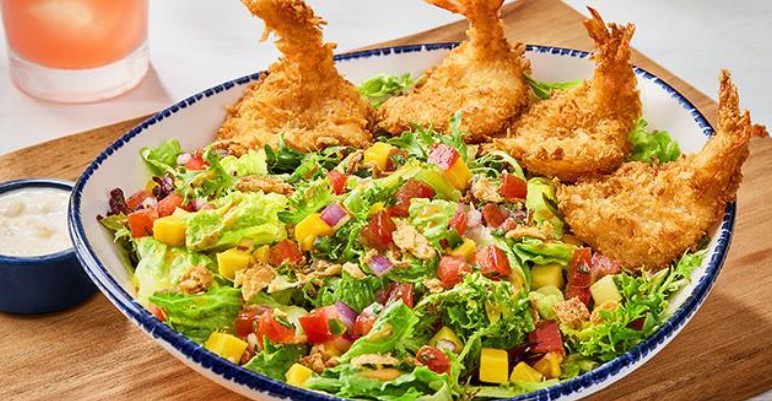 Redlobster Parrot Isle Coconut Shrimp Salad